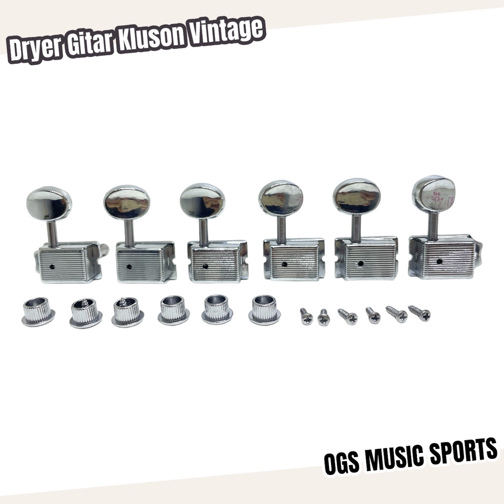 Dryer Gitar - Guitar Tuning Machine Head Inline Model Telecaster CN