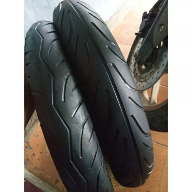 Ban motor matic second uk 8090-14 dan 9090-14 depan belakang batikan tubles IRC