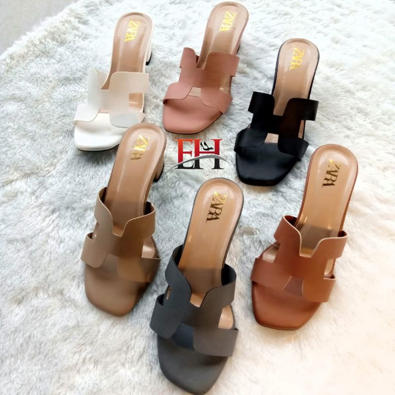 sandal wanita high heels 5cm zara Gs 06