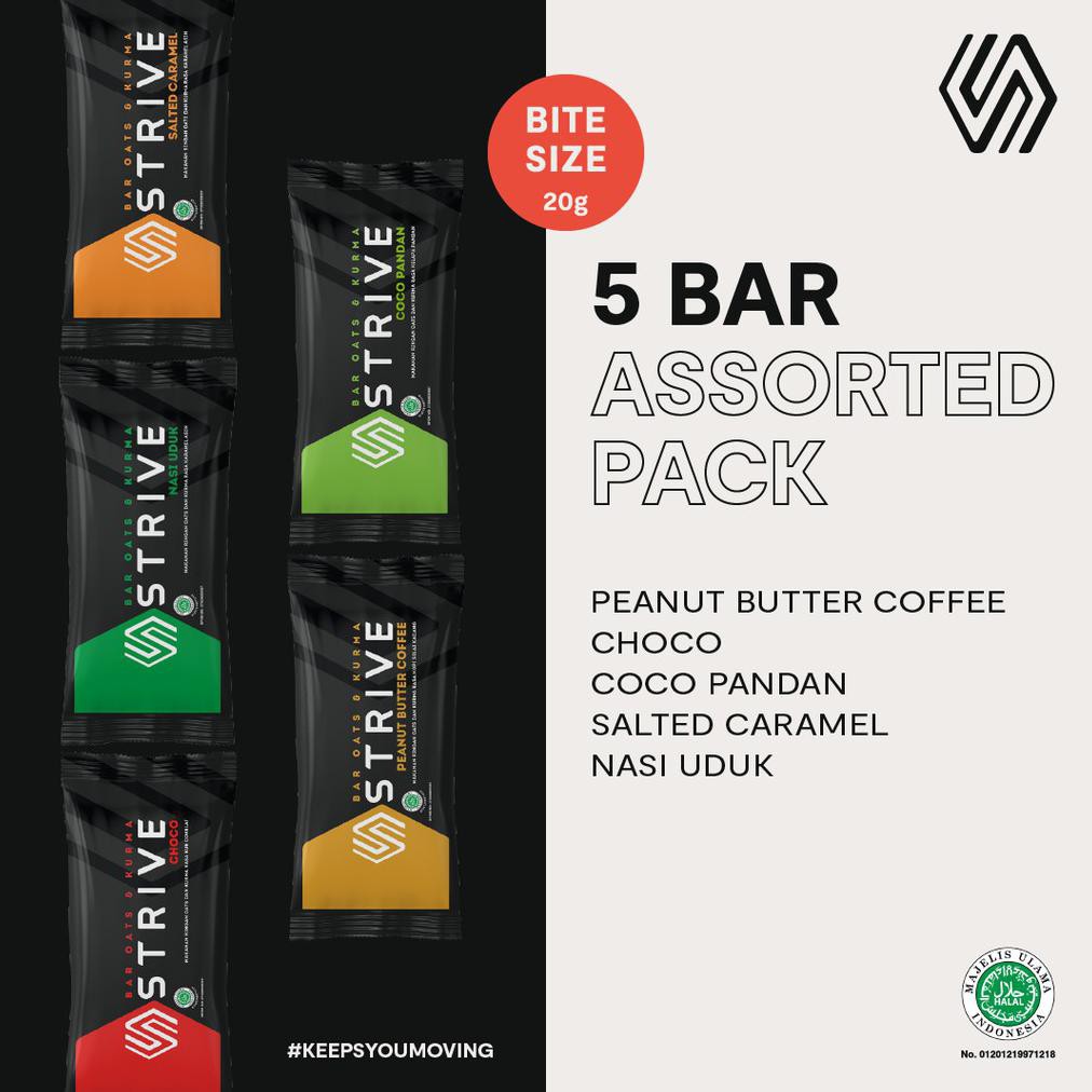 

{BISA COD} STRIVE Bite Size Rasa Mix 1 Box isi 5 pcs TERBARU [Kode 1|Kode 2|Kode 3|Kode 4|Kode