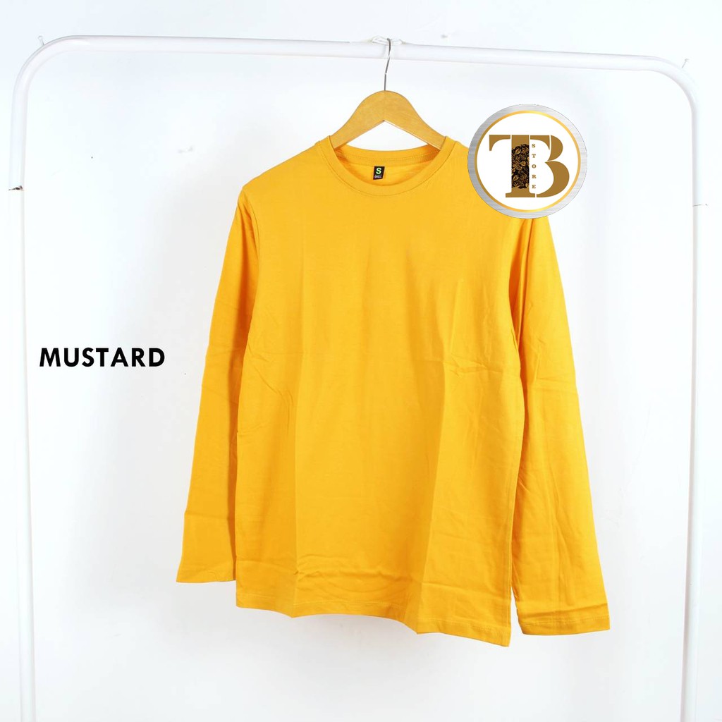 Kaos Mustard / Kaos Polos Premium
