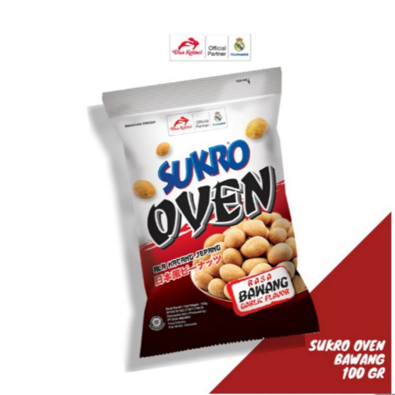 

Dua Kelinci Sukro Kacang Oven Bawang 100 g