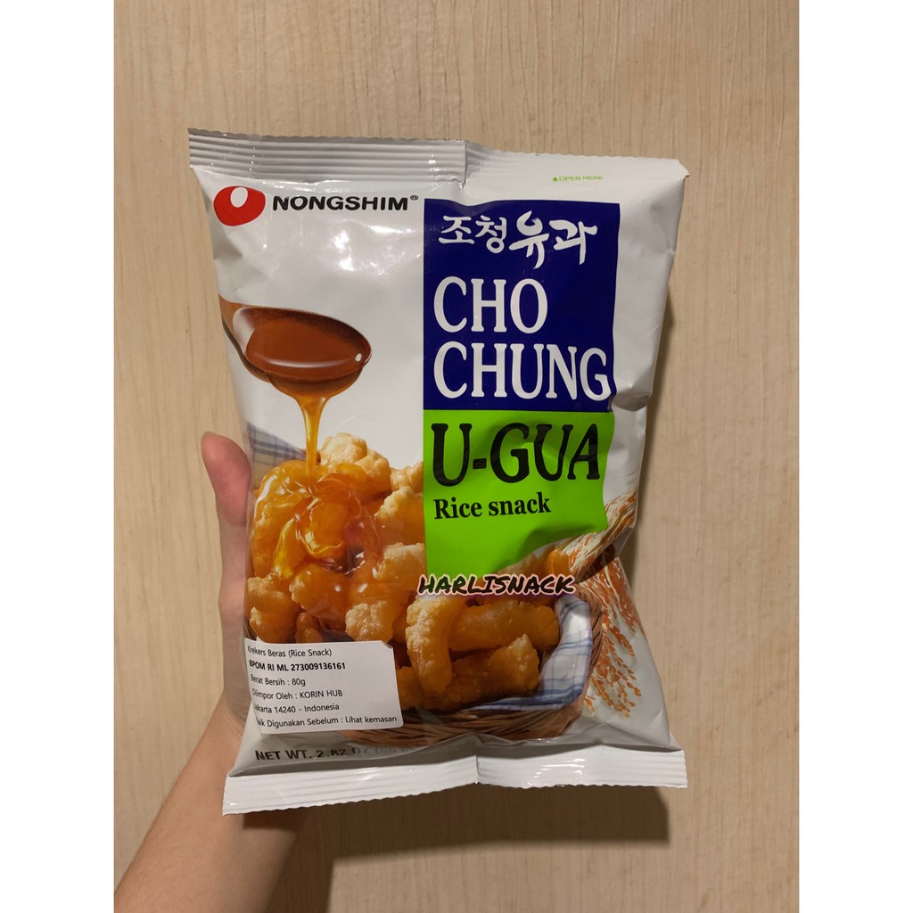 Jual Nongshim Cho Chung U Gua Krekers Beras Rice Snack Korea