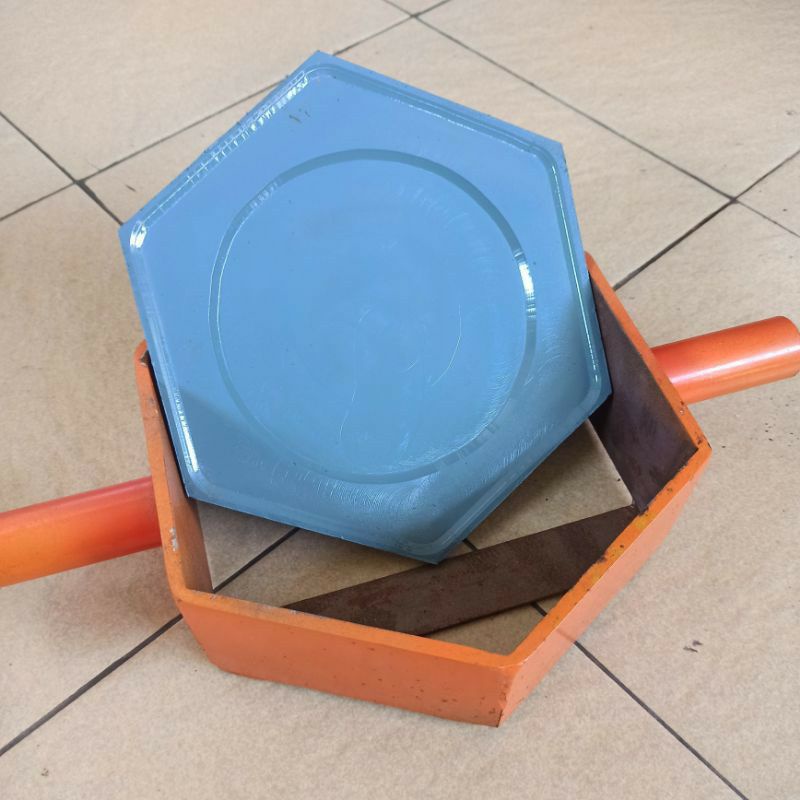 cetakan paving segi enam bulat paving segi 6 ceplok