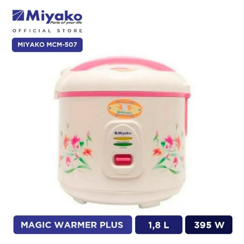 Rice Cooker Miyako MCM 507 1,8 Liter Magic Com Miyako 507 Penanak Nasi Miyako