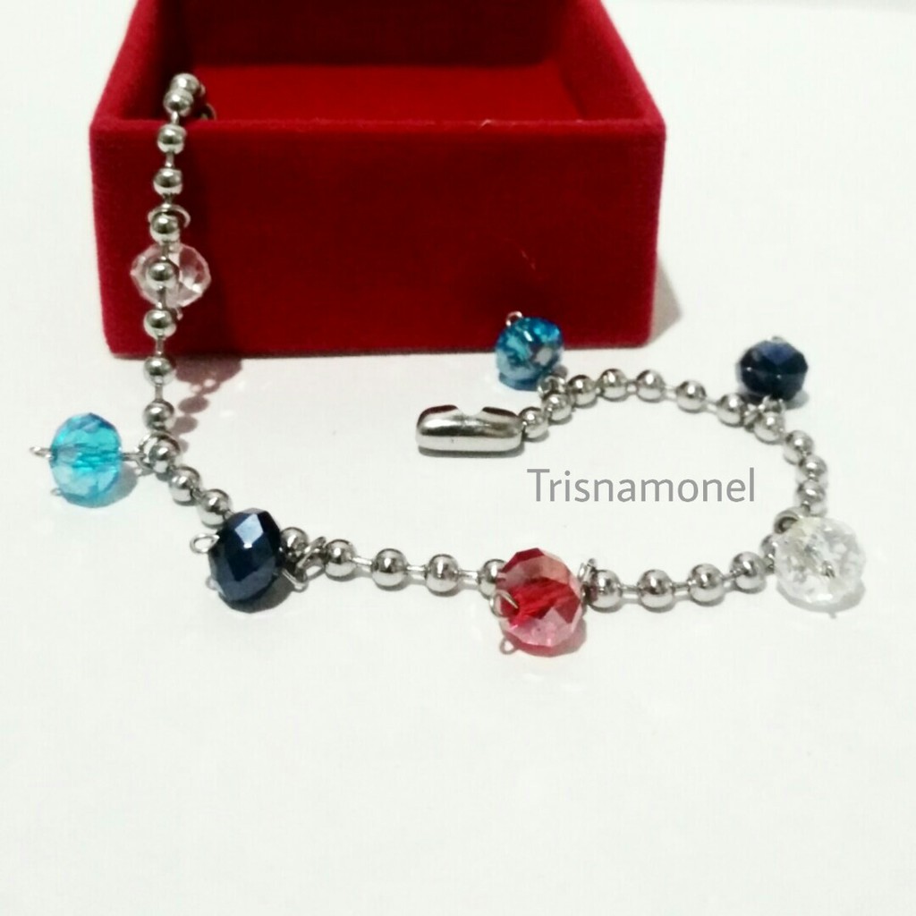 GELANG BOLA MRICA KRISTAL