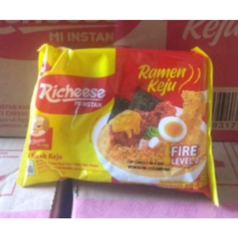 

mi richeese instant mi keju ramen keju kuah level 0