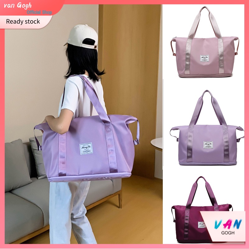 (Ready Stock)COD Tas travel wanita besar, saku travel, tas travel olahraga fashion messenger