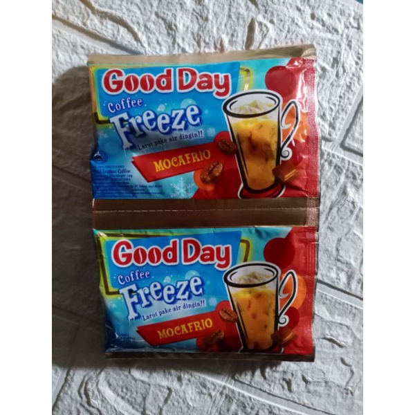 

Good day freeze mocafrio 1 Renceng 10sachet