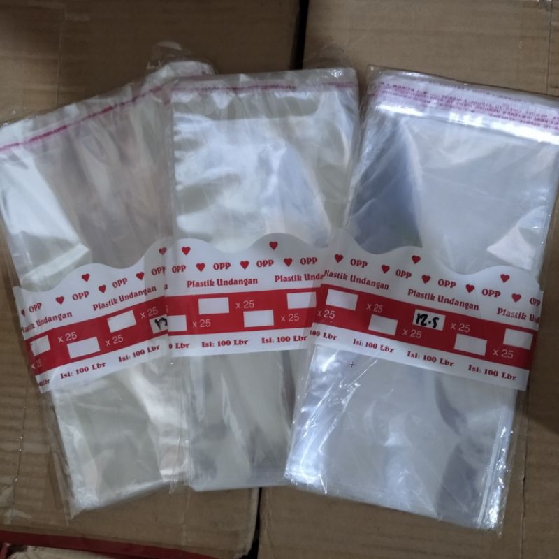 Plastik Undangan / plastik bening / opp plastik undangan