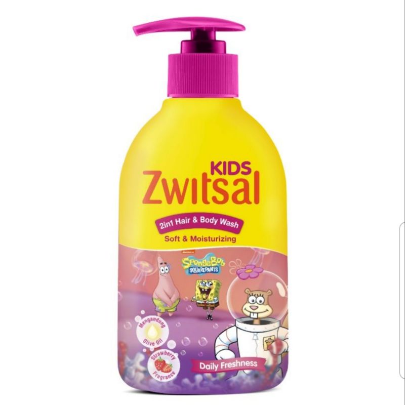 Zwitsal Kids 2in1 H&amp;M Soft &amp; Most 280 ml / Shampo &amp; Sabun Mandi / Shampo &amp; Sabun Mandi Zwitsal