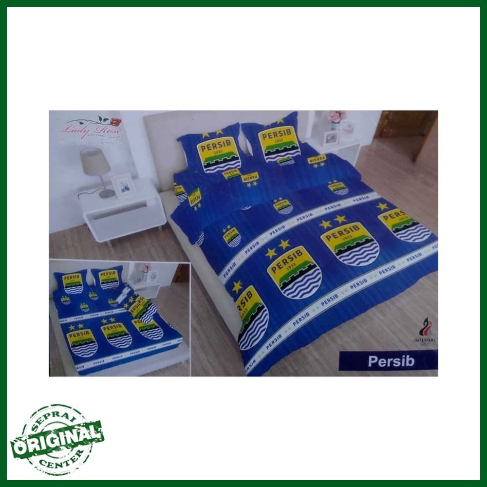 SEPREI LADY ROSE / SPREI LADY ROSE PERSIB QUEEN 160 No.2 SEPRAI KLUB SEPAK BOLA BANDUNG