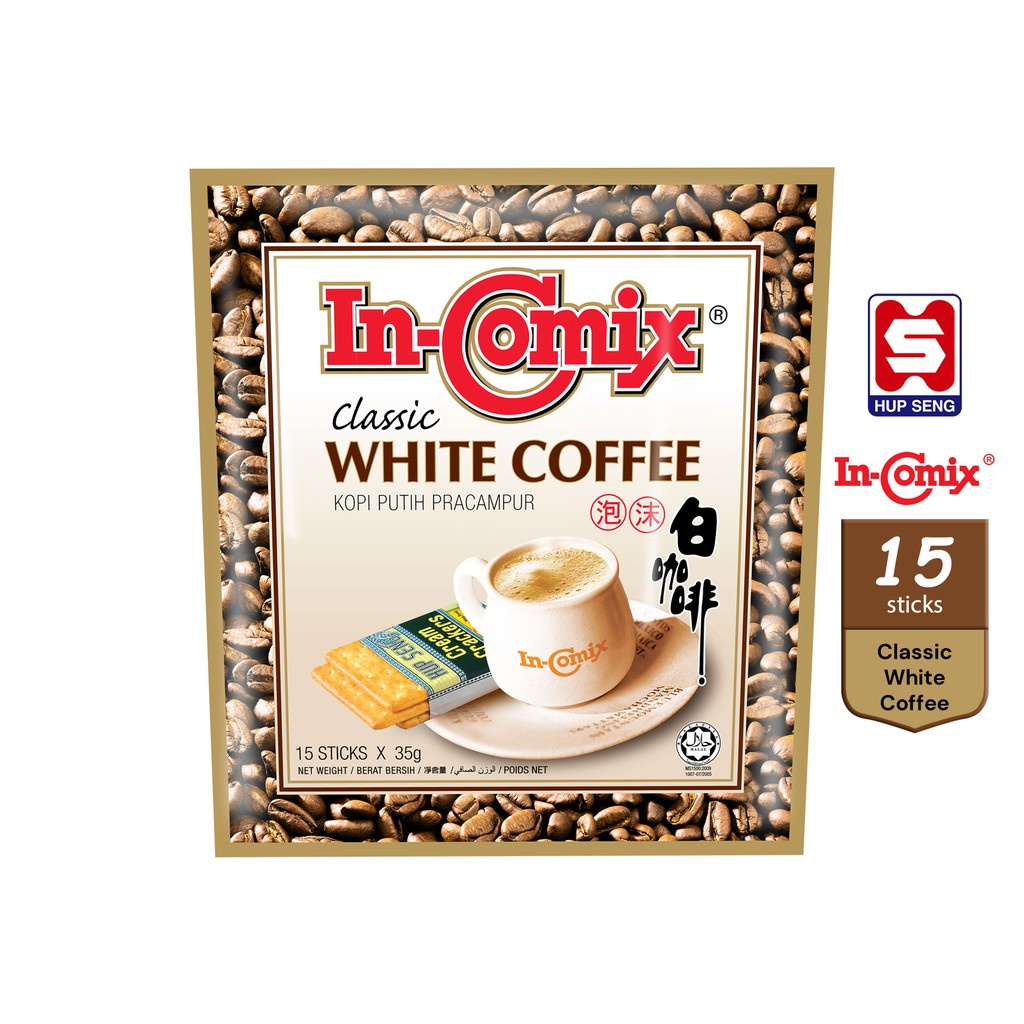 

In Comix Classic White Coffee 3 in 1 In-Comix Hup Seng White Coffee