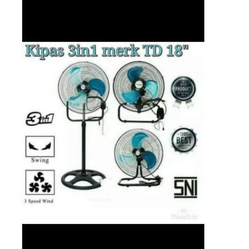 (ACEH) KIPAS ANGIN TORNADO 3IN 1 TD/ KIPAS ANGIN 3IN 1 omicko