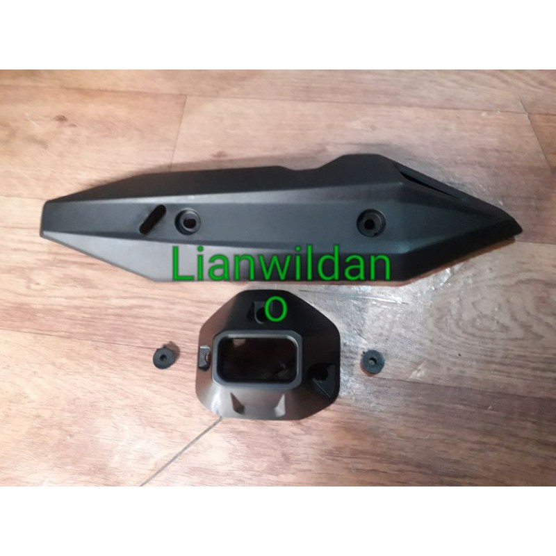 pelindung knalpot vario 150 new tutup knalpot new vario 150 2019