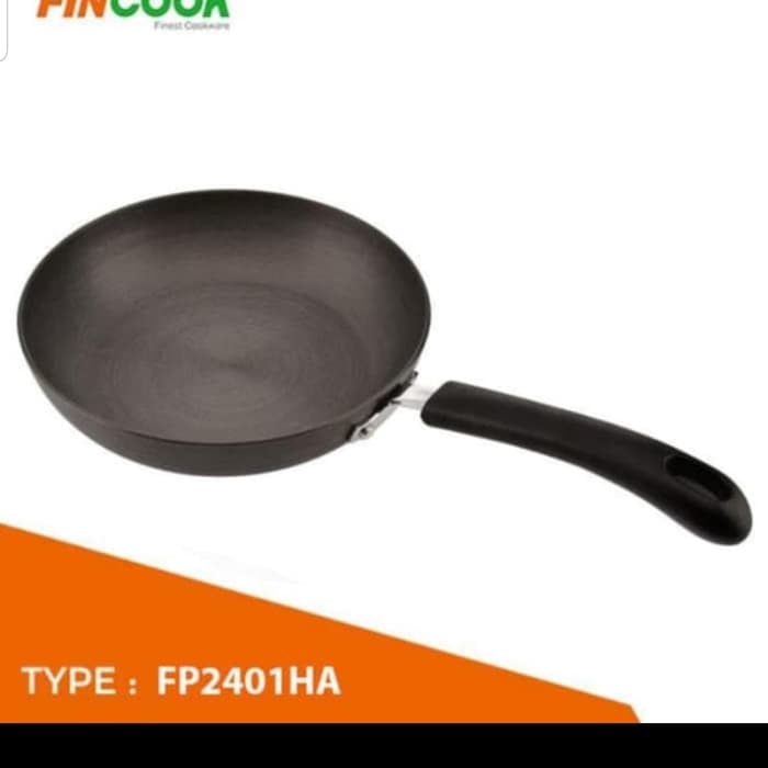 Fincook fry pan hard anodized FP2401HA - wajan anti gores 24 cm