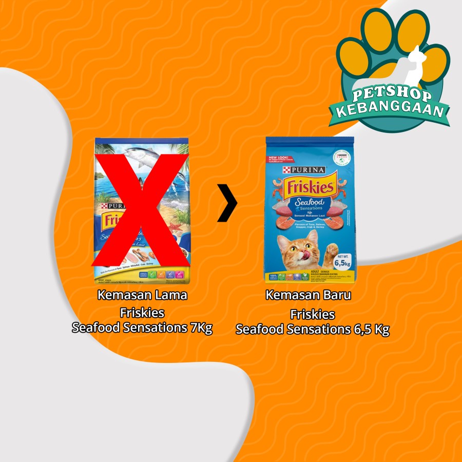 Makanan Kucing Cat Food Friskies 6,5 kg