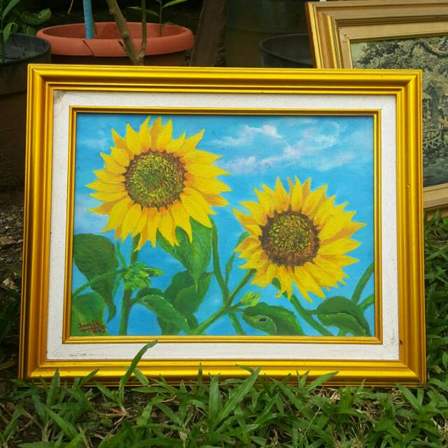 Lukisan Bunga Matahari Shopee Indonesia