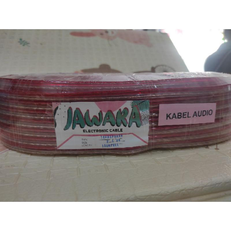 KABEL 2 X 80 - 100 METER FULL TRANSPARAN