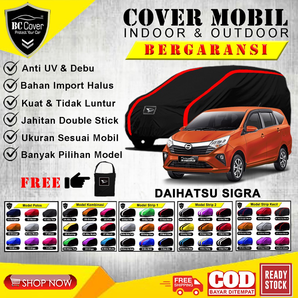 Body Cover Sarung Mobil Sigra Selimut Penutup Daihatsu Sigra Tutup Mantel Outdoor