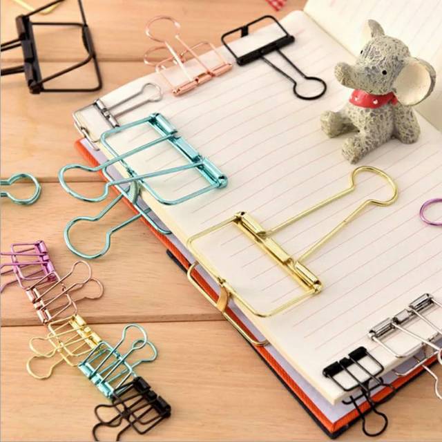 

[LBS] Penjepit Kertas Metalik Warna Colorful Metal Paper Clip