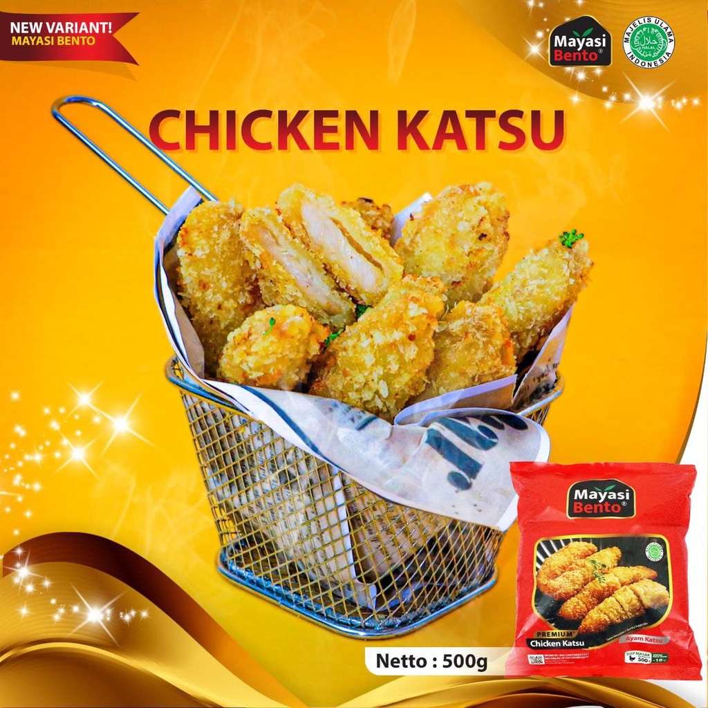 

Chicke Katsu Frozen Food Ayam Katsu Mayasi Bento 500 Gram