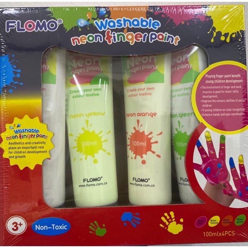 flomo finger paints - washable paint