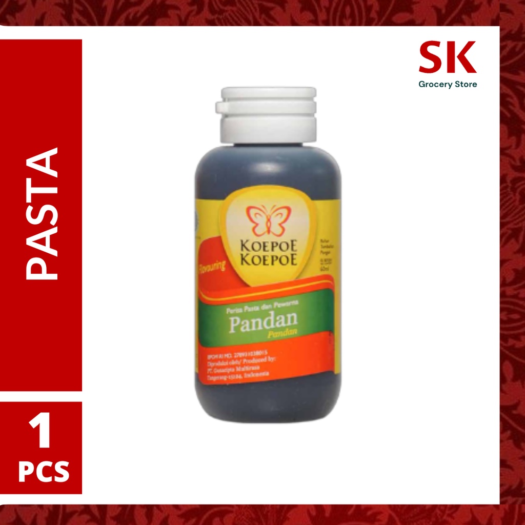 

[Harga Grosir] Pasta Pandan Koepoe Koepoe Perisa & Pewarna Makanan 60ml