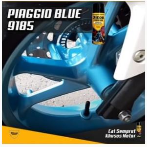 Cat Pilox DITON PREMIUM 9185 PIAGGIO BLUE 400cc biru telur asin muda vespa sepeda motor mobil pylox