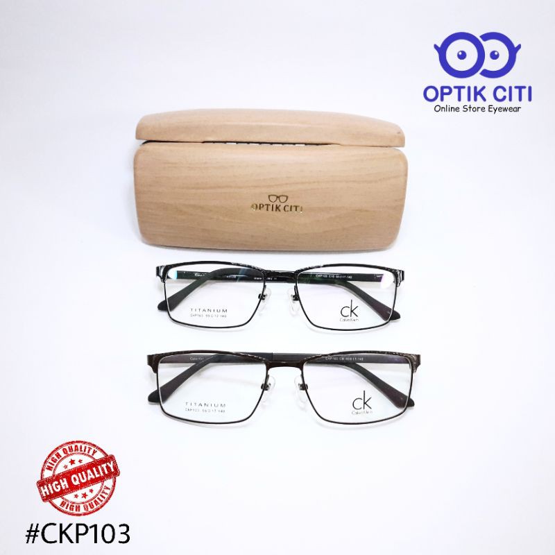 FRAME KACAMATA FORMAL PRIA CK103 TITANIUM PREMIUM