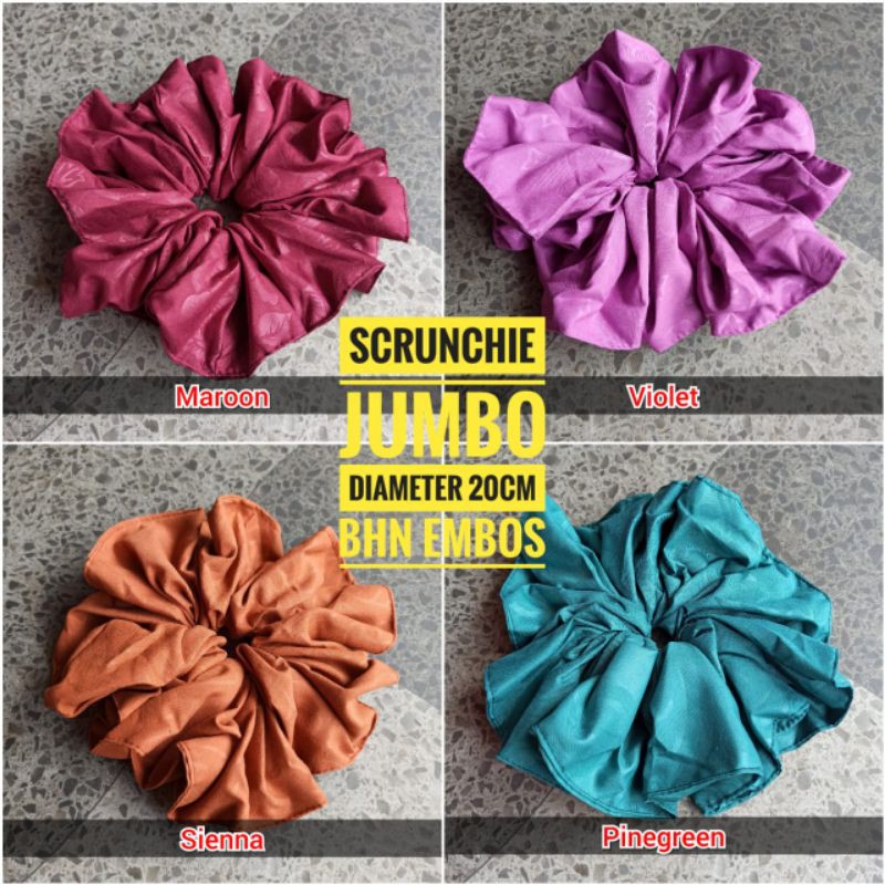 scrunchie jumbo ikat rambut ikat rambut murah