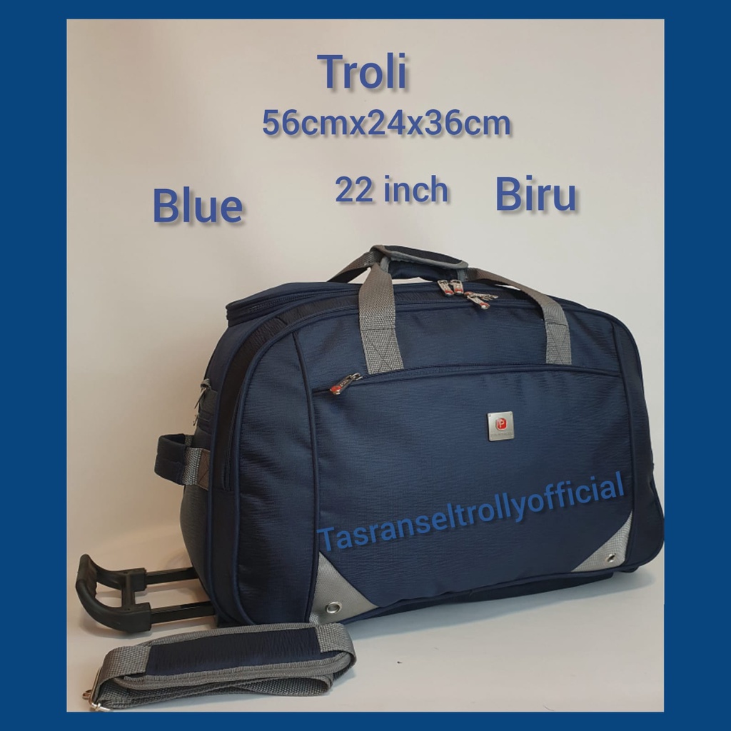 Tas Pakaian Troli Polo Interclub 56cmx24x36cm ukuran medium original.