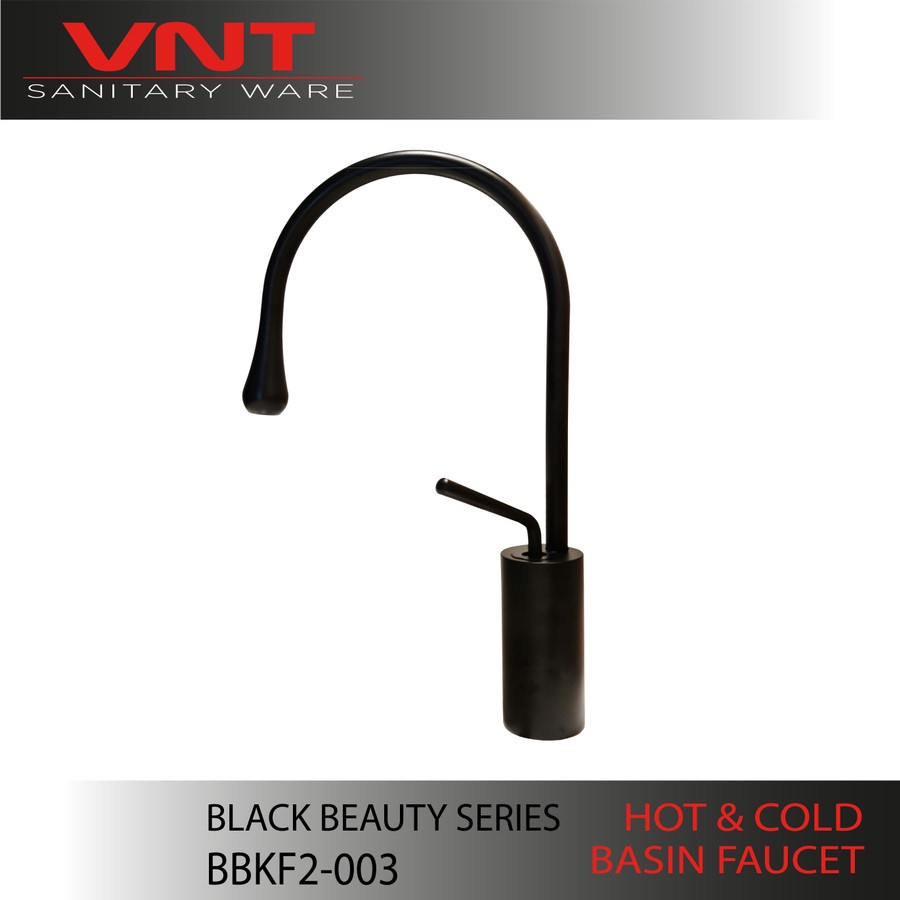 Kran Wastafel Hot Cold Minimalis Black Faucet Keran air minimalis