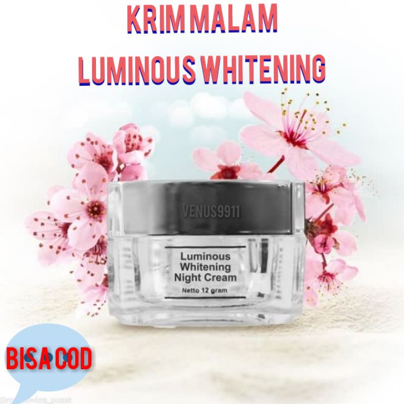 MS GLOW CREAM MALAM LUMINOUS WHITENING MS GLOW / NIGH CREAM MS GLOW