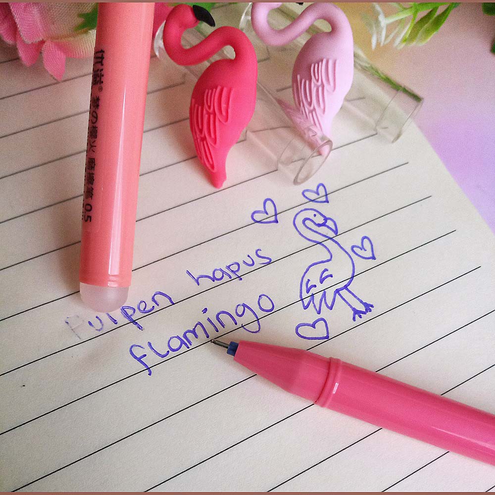 

Pulpen Hapus / Pen Gel bisa dihapus / Erasable Pen - Flamingo