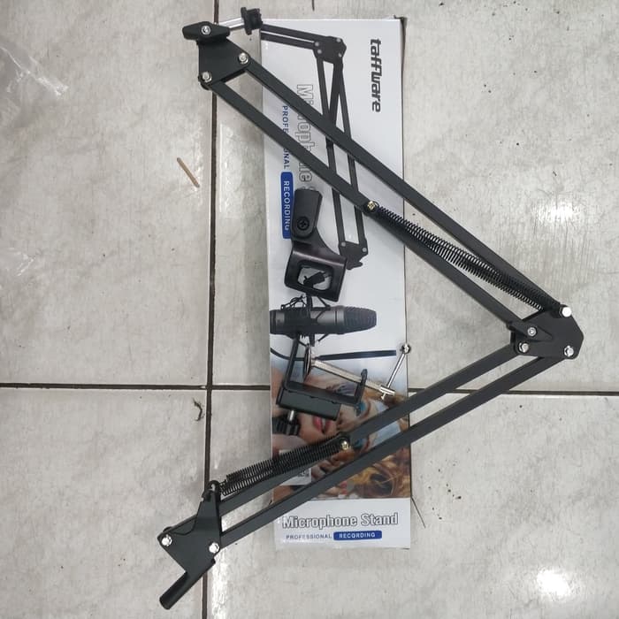 Stand mic komputer / stand mic recording / taffware Microphone stand