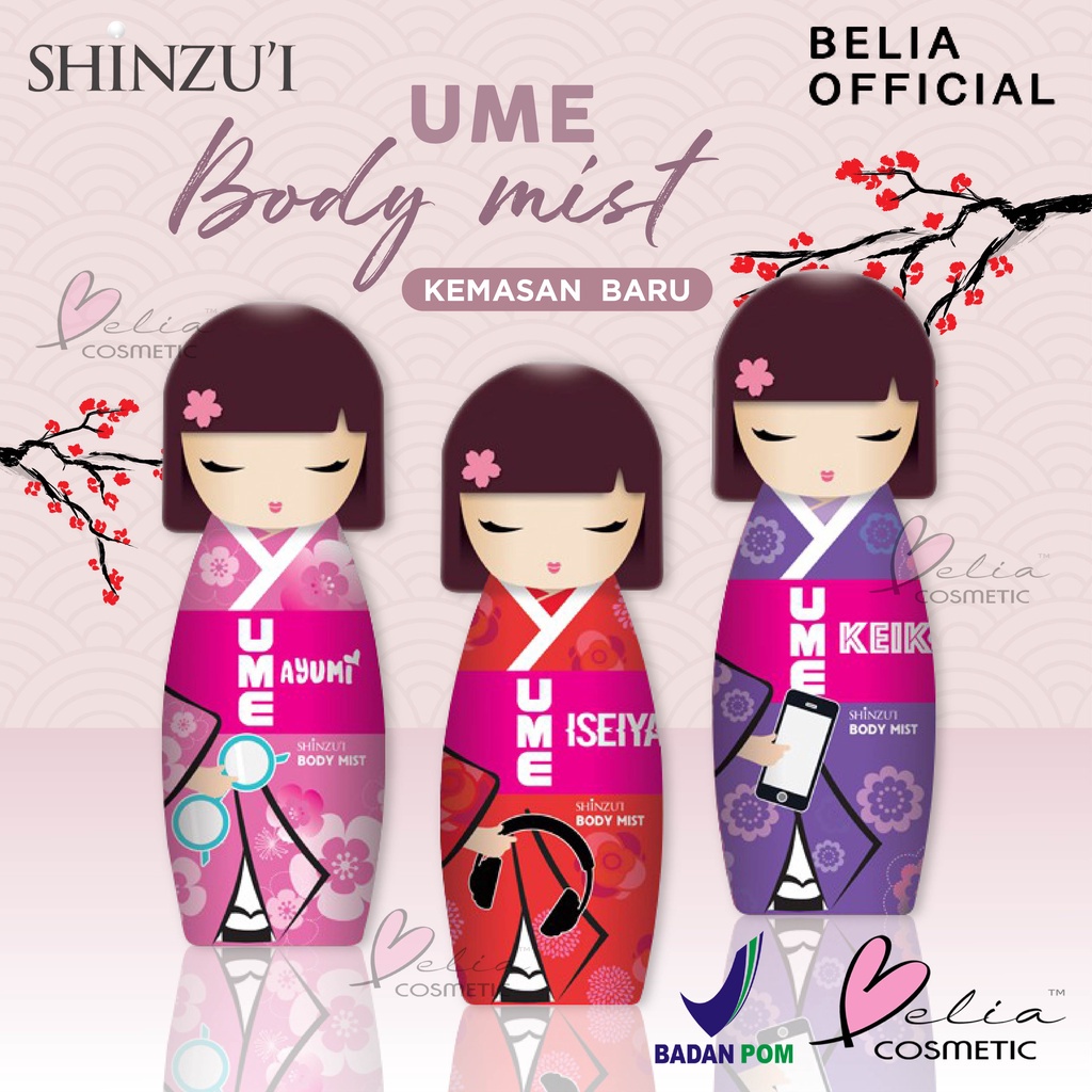 VINLA SHINZUI UME Body Mist | Parfum | Minyak Wangi 100ml