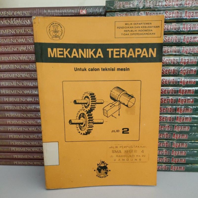 Jual Buku Original - Buku Mekanika Terapan - Untuk Calon Teknisi Mesin ...