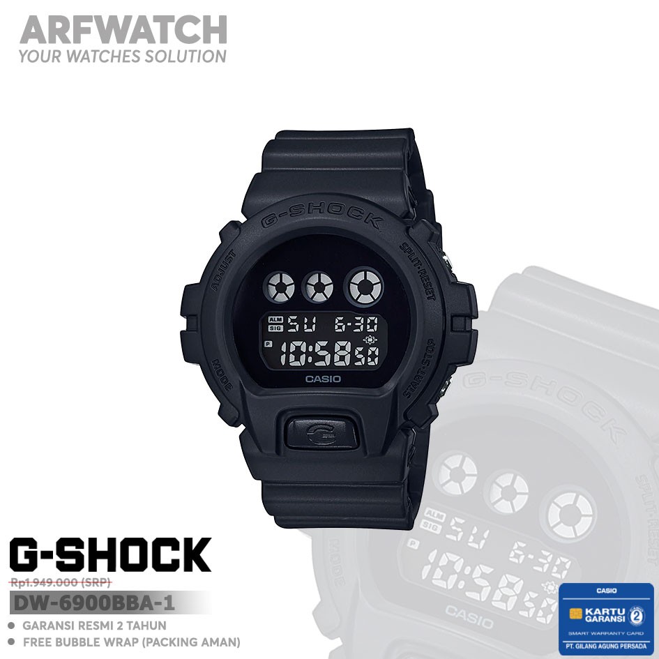 Casio G-Shock DW-6900BBA-1 / DW-6900BBA-1DR Original
