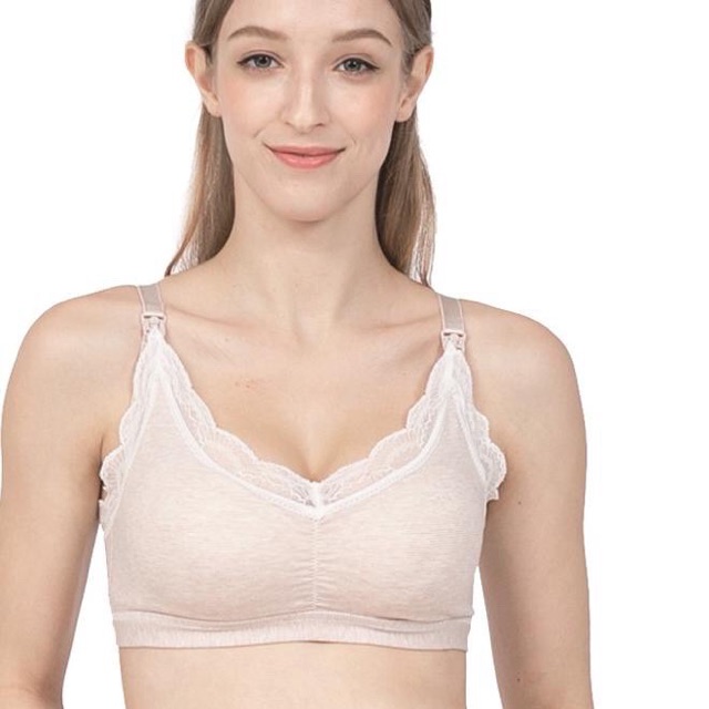 Mooimom - Lace Wireless Maternity &amp; Nursing Bra