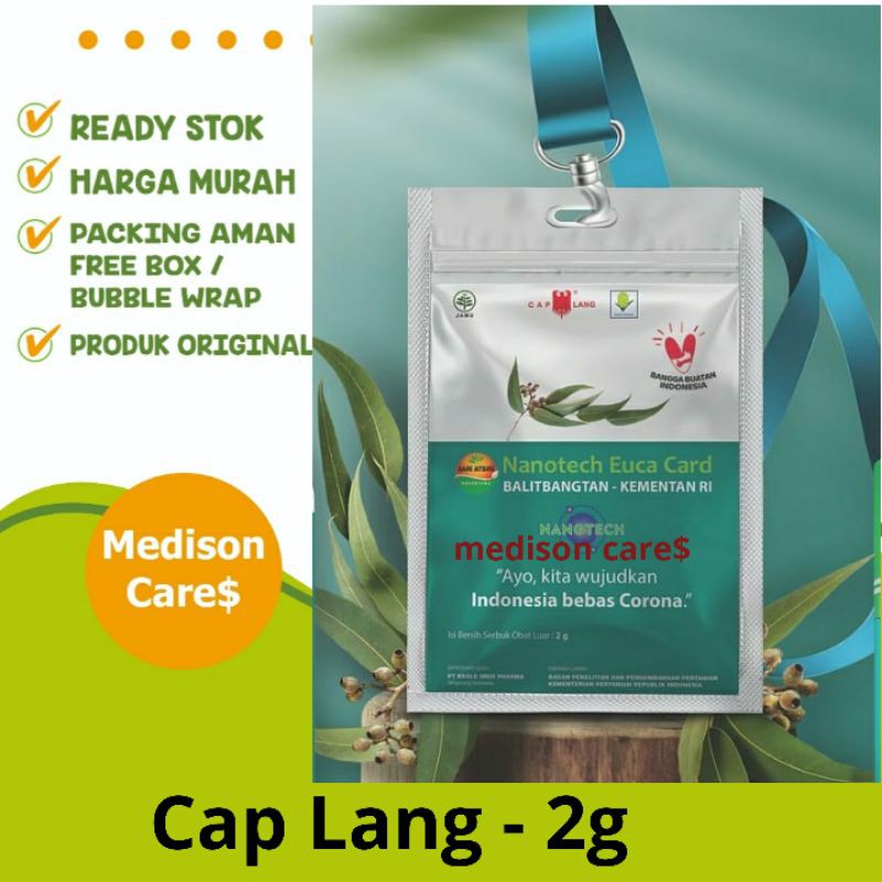 nanotech euca card cap lang kalung bebas corona | 2gr