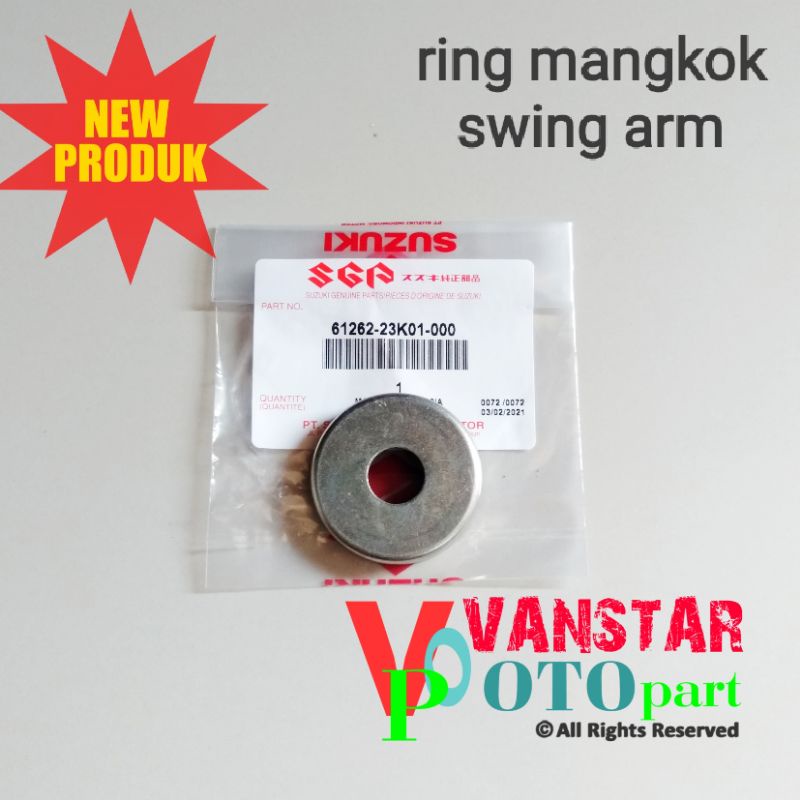 Ring mangkok arm satria 2tak hiu lumba ori sgp