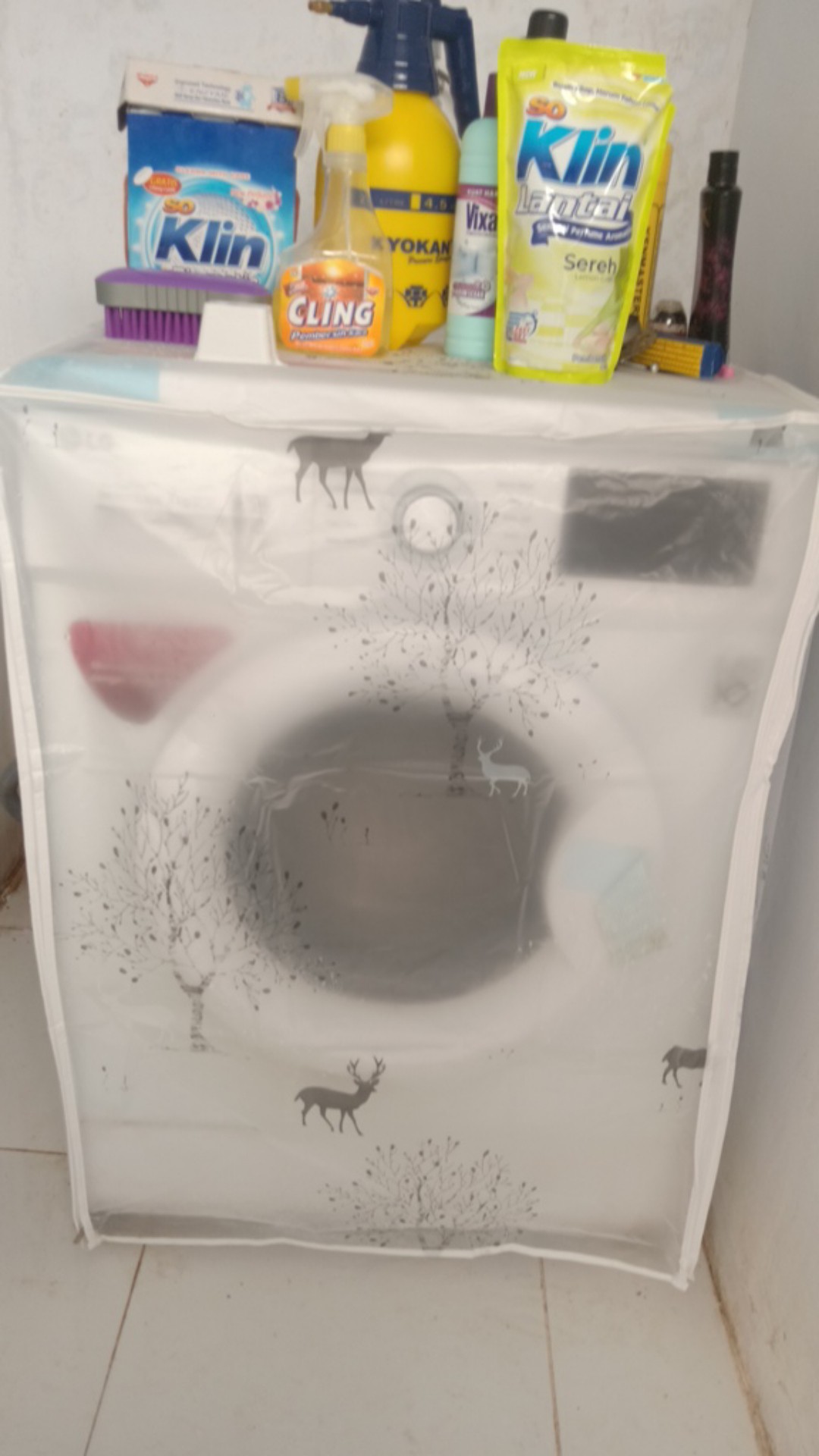 Cover Mesin Cuci Sarung Mesin Cuci Penutup Mesin Cuci Cover Mesin Cuci Buka Depan