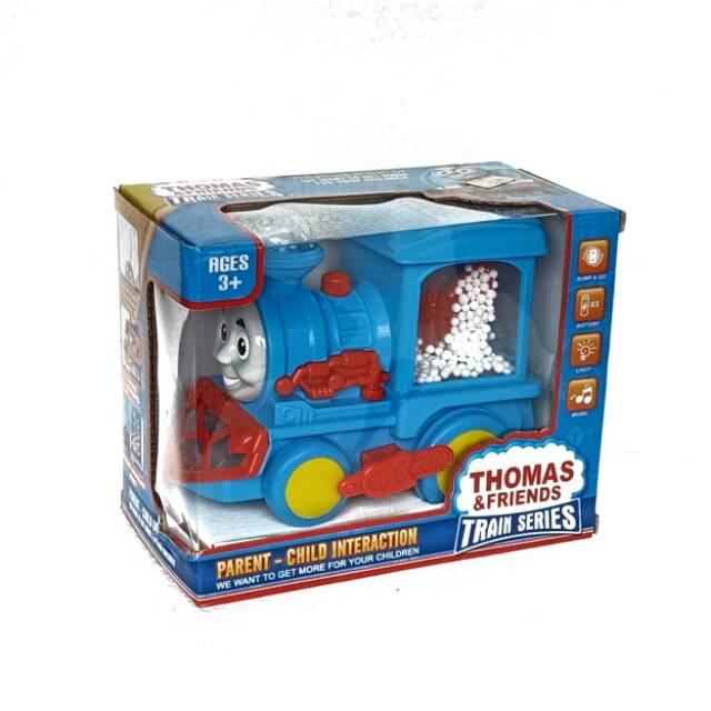 Mainan anak cowok kereta thomas salju