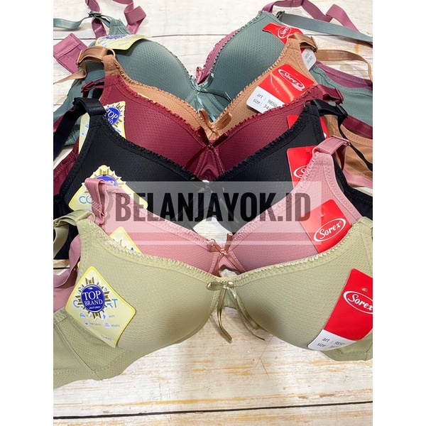 BH Sorex 9850 Bra Sorex Tanpa Kawat Kait 2 BH Sorex Extra Comfort