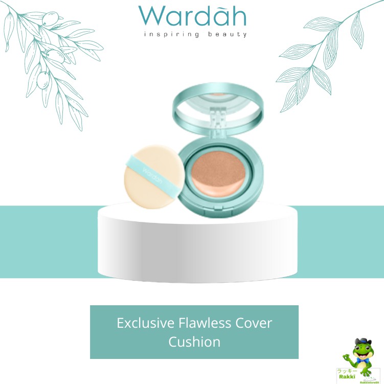 ❣️Rakkistore99❣️Wardah Exclusive Flawless Cover Cushion 15g (100% Original)