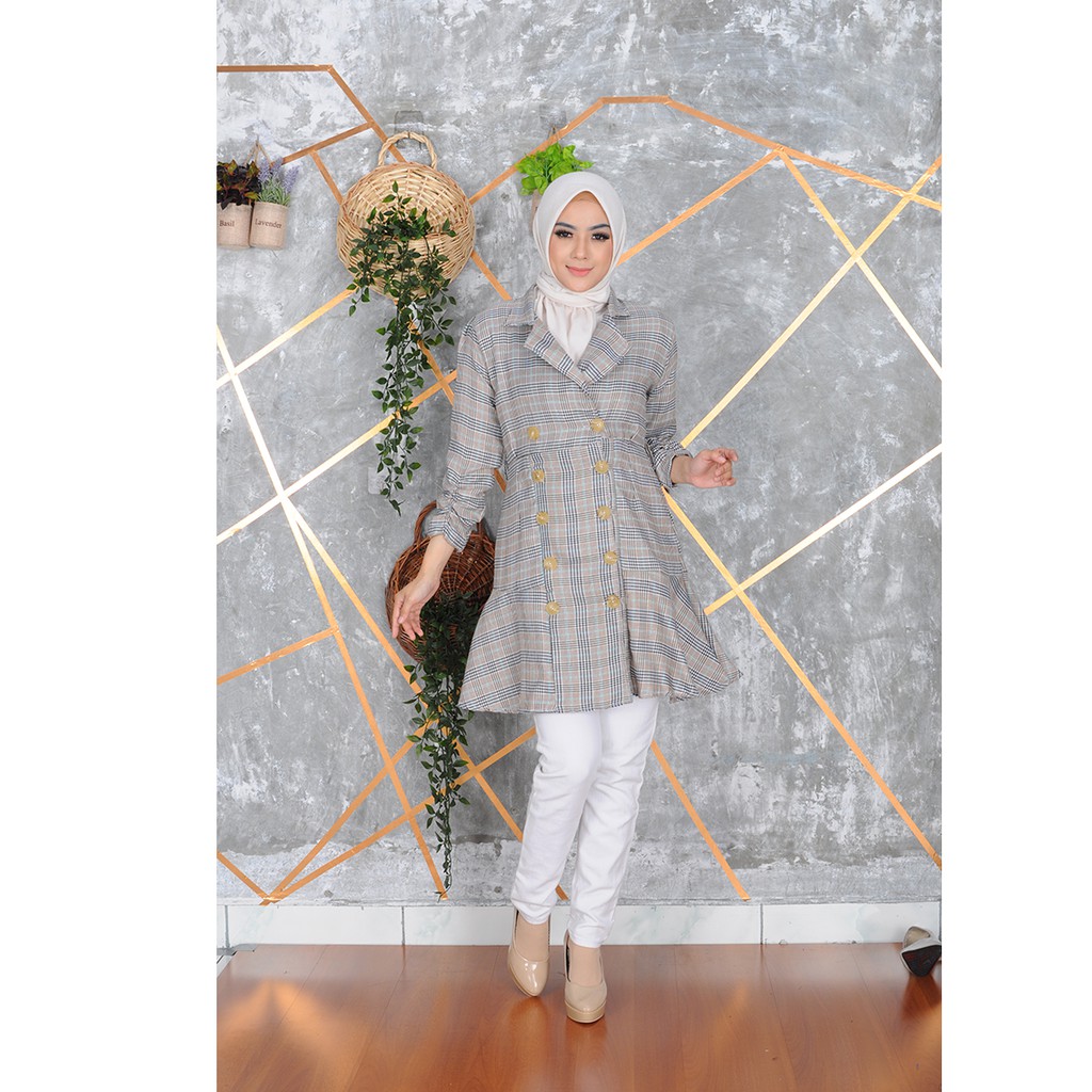 FORTUNA FASHION BLAZER WANITA \ BLAZER KOTAK KOTAK \ BLAZER QUEEN