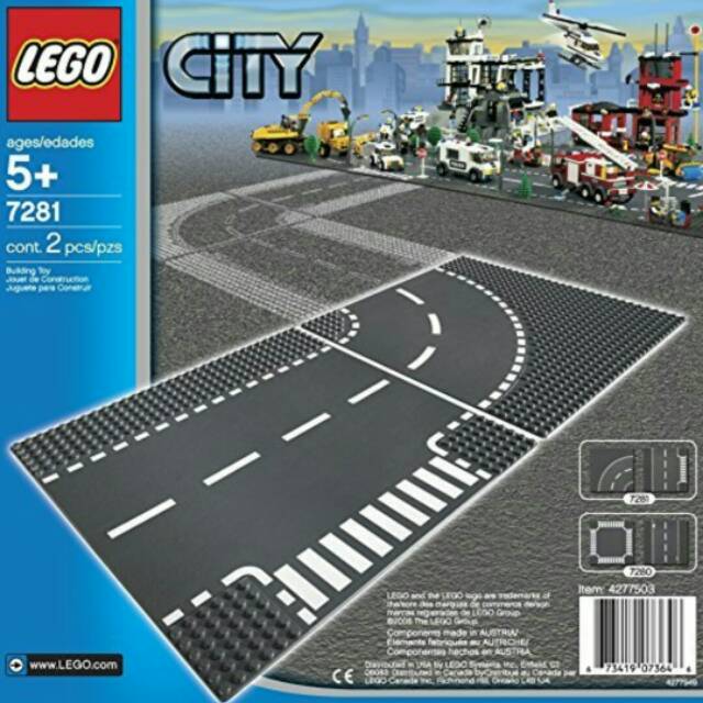 SALE diskon LEGO 7281 Baru new city Road Plate Segel promo lego