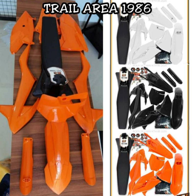 Bodyset KTM 85 2020 Body Set Trail Fullset Cover Tangki Slebor Spakbor Depan Belakang KTM 85 2021