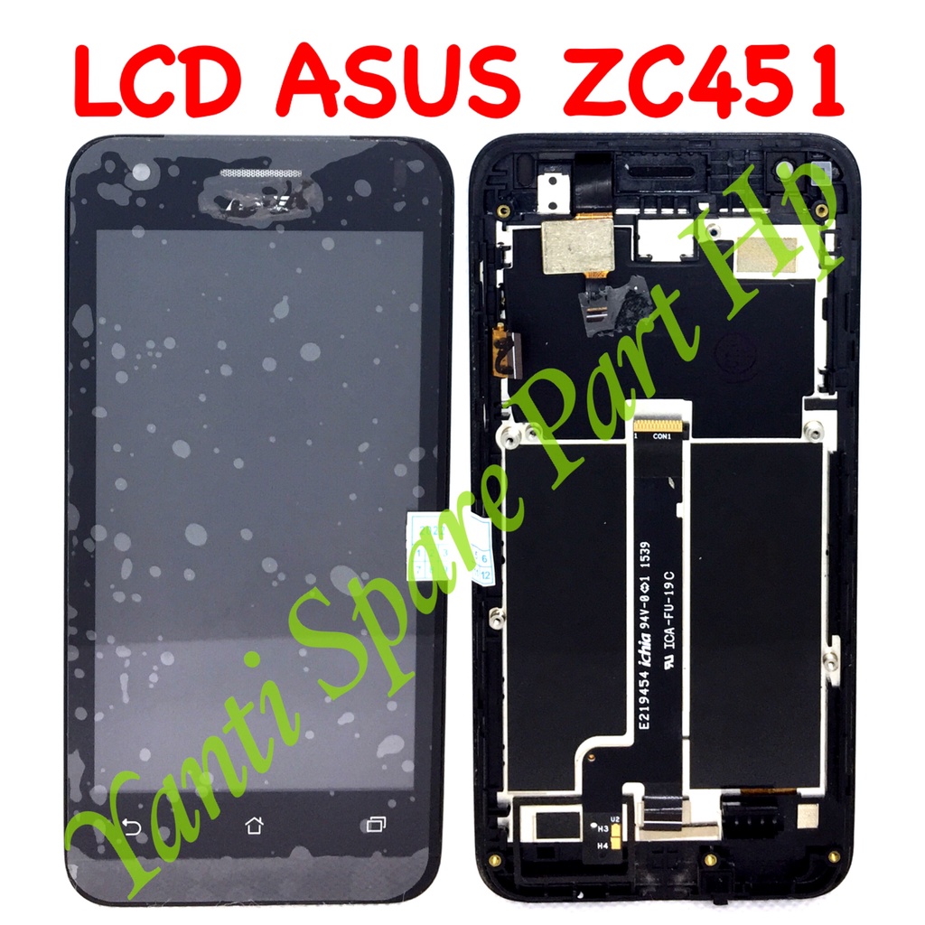 Lcd Touchscreen Asus Zenfone C 4C ZC451 Z007 Plus Frame Fullset New